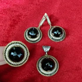 Hürrem kümüş komplekt