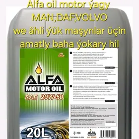 ALFA Oil motor ýagy Uly maşynlar üçin 20L 20w-50