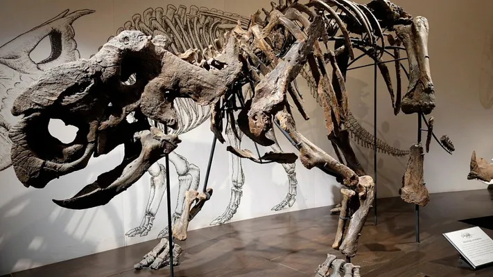 Kanadada dinozawrlaryň heläk bolan ýerinden 8 müň süňk tapyldy