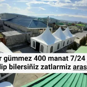 Toy palatka hyzmatlary ynamly