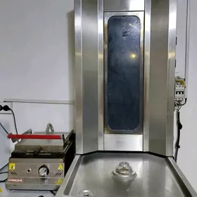 Döner apparat, toster, stol