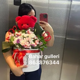 Guller,roza,buket,sowgat