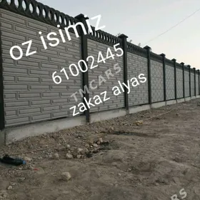 beton zaborlar