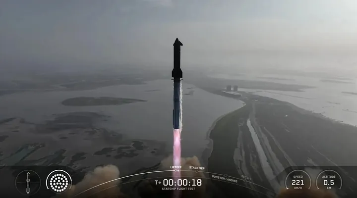 Starship-iň 9-njy synag uçuşy ýene şowsuz tamamlandy: tizleşdiriji ýaryldy, gämi ýandy