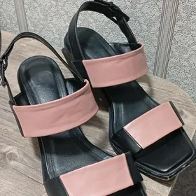 босоножки кожаные
