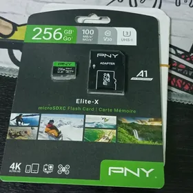 micro SD чип 256GB PNY