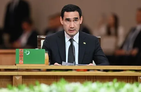 Serdar Berdimuhamedowyň Astanada «Merkezi Aziýa — Italiýa» birinji sammitinde eden çykyşy