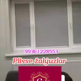 Plisse žalyuz, jalyuz, zalyuz