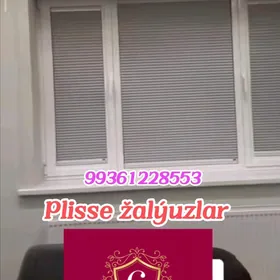 Plisse žalyuz, jalýuz, zalýuz,