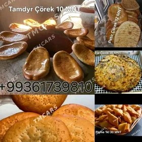 SÜTLI TAMDYR WE ETLI CÖREK