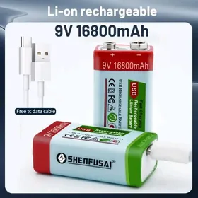SHENFUSAI 9Volt Li-on batareya