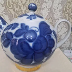 чайнек  фарфор  хрустал ссср