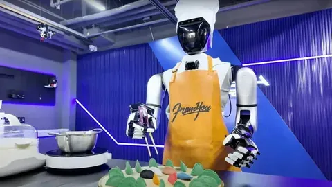 STAR1 hytaý roboty börek bişirmegi we taýajyklar bilen naharlanmagy öwrendi