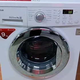 9 кг LG Дд мотор прямой привод
