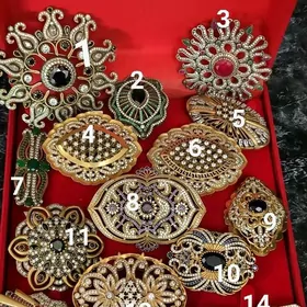 Hürrem kümüş broşga