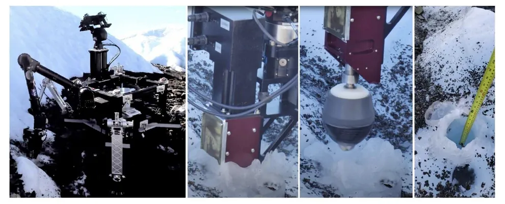 NASA beýleki planetalaryň buzlarynyň aşagynda ýaşaýyş gözlemek üçin burawçy roboty döretdi