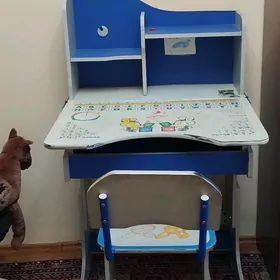 Parta oturgyç bilen.