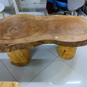 Agaç źurnal stol