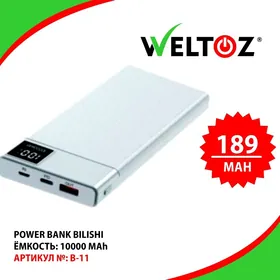 Simsiz Nuşnik-PowerBank-Smart Aýnek-WELTOZ