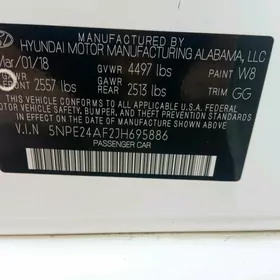Hyundai Sonata 2018