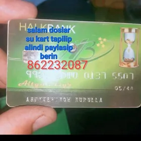 kart tapildi