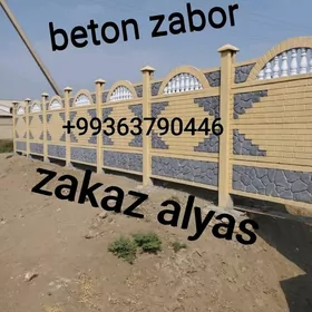beton zaborlar warata