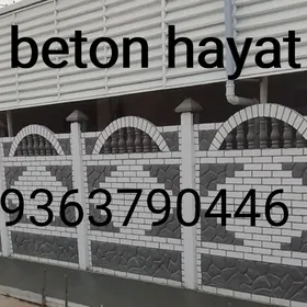 beton zaborlar warata