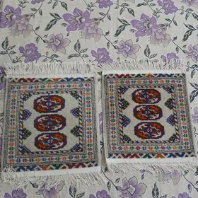 iki onune ak haly