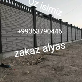 beton zaborlar warata