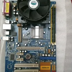 Плата ddr 2 +Intel core 2 duo