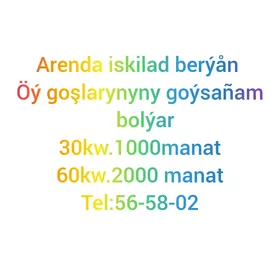 Arenda Sklat coganlyda