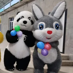 rozowy mişka,aýy, panda towşan