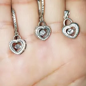 kümüş kamplekt