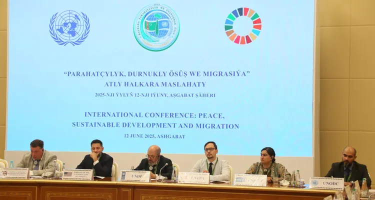 Aşgabatda parahatçylyk, durnukly ösüş we migrasiýa boýunça halkara maslahat geçirildi