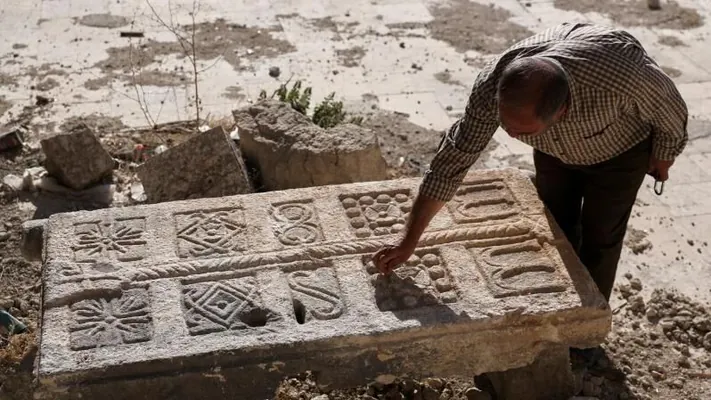 Siriýanyň Idlib şäherinde 1500 ýyl mundan ozalky Wizantiýa döwrüniň mazarlary tapyldy