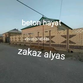 beton zaborlar waratalar