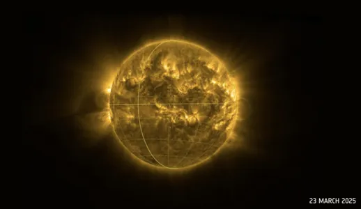 Ýewropanyň Solar Orbiter zondy ilkinji gezek Günüň günorta polýusyny görkezdi
