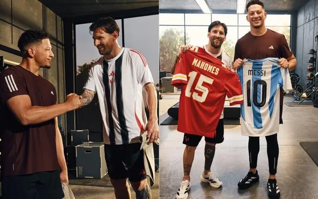 Messi we NFL-iň ýyldyzy Mahoums adidas-yň ruhlandyryjy wideosyna düşdi