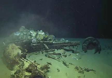Ortaýer deňzinde 2570 m çuňlukdan XVI asyra degişli adaty bolmadyk ýükli gämi tapyldy