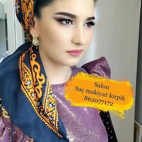 Salon hyzmaty Saç Makiyaź Dyrnak