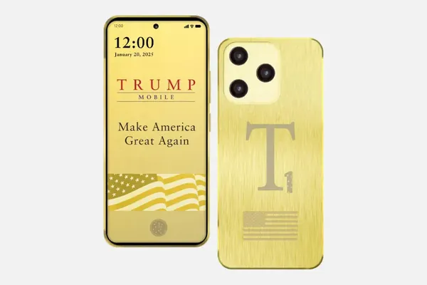 Trampyň maşgalasy 499 dollara “altyn” smartfon çykarar we aragatnaşyk operatoryny işe girizer