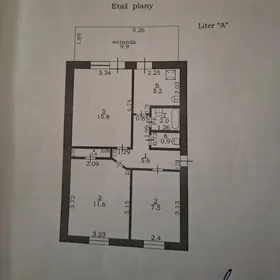 208. 3комн 1эт