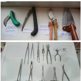 секатор пинцет зажим инструмен