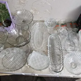 Посуда Вазочки Стекло