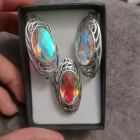 kümüş komplekt