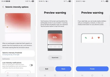 Samsung smartfonlarynda täze funksiýa ilkinji sarsgynlardan öň ýertitremeler barada duýdurar