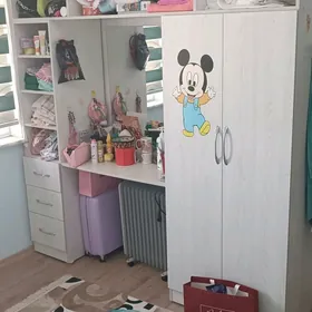 mebel çaga skaf шкаф детский