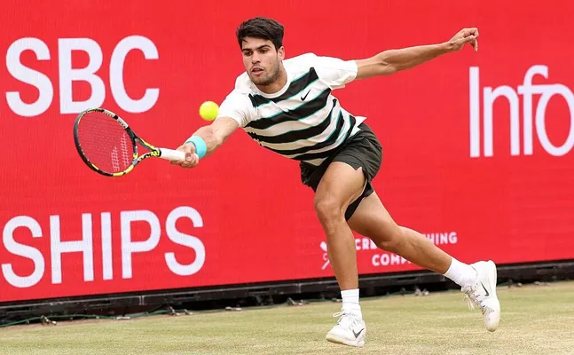 Алькарас обыграл Легечку в финале ATP 500 в Лондоне и завоевал 21-й титул в карьере