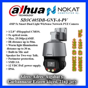 IP PTZ Camer4MP 5x Smart Dual Light WizSense