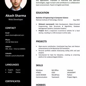 CV resume yasayan